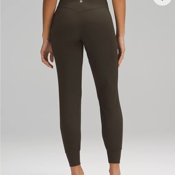 Olive green Lulu align joggers - Picture 2 of 6